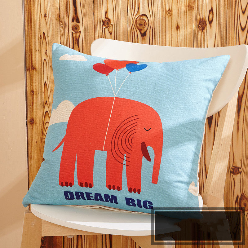 Cartoon sofa pillowcase