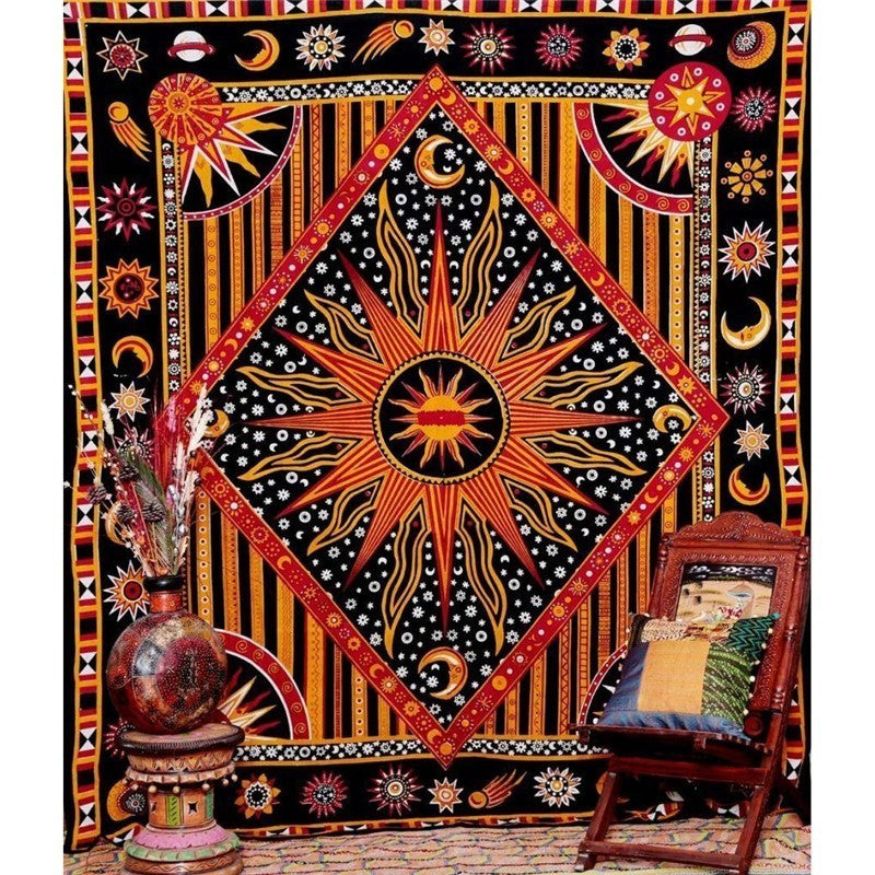 Mandala Tapestry – Boho Headboard Blanket & Wall Hanging Decor