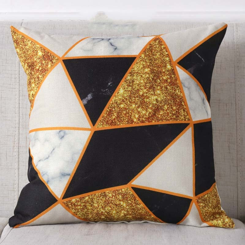 Simple Geometric Retro Pillow Pillowcase