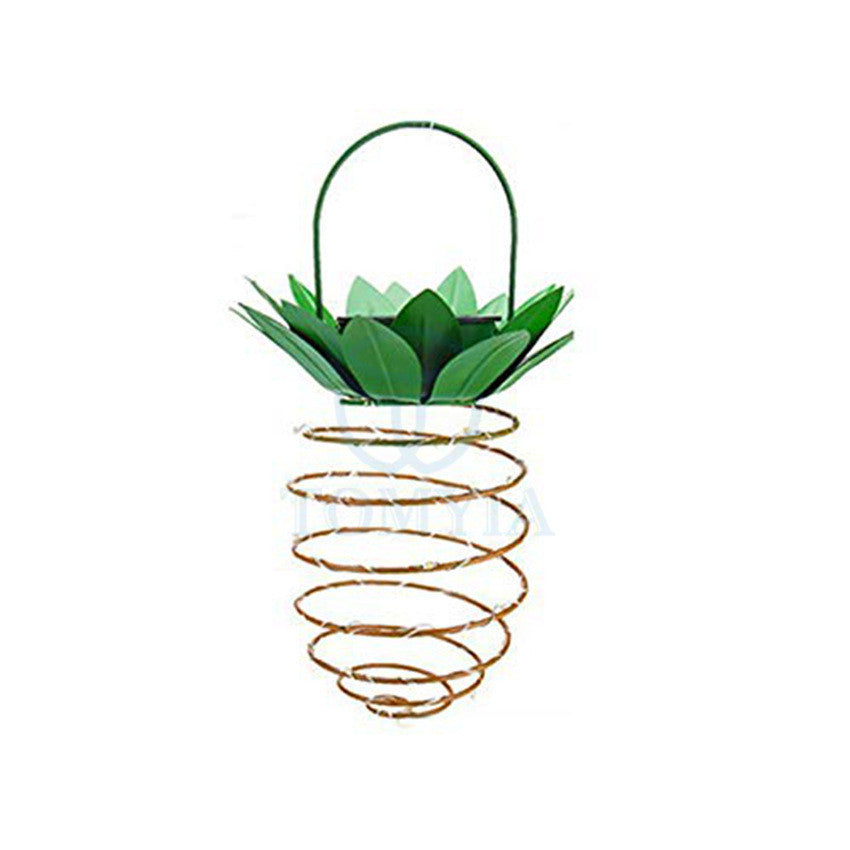 Pineapple Solar Fairy Lights – Waterproof & Warm Glow