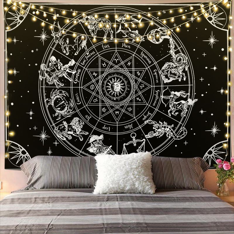 Tarot Sun & Moon Tapestry – Mystical Wall Hanging for Home & Bedroom Decor