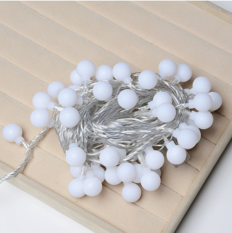 LED Lantern Ball Light String – Small Frosted Bulb Decorative Lights