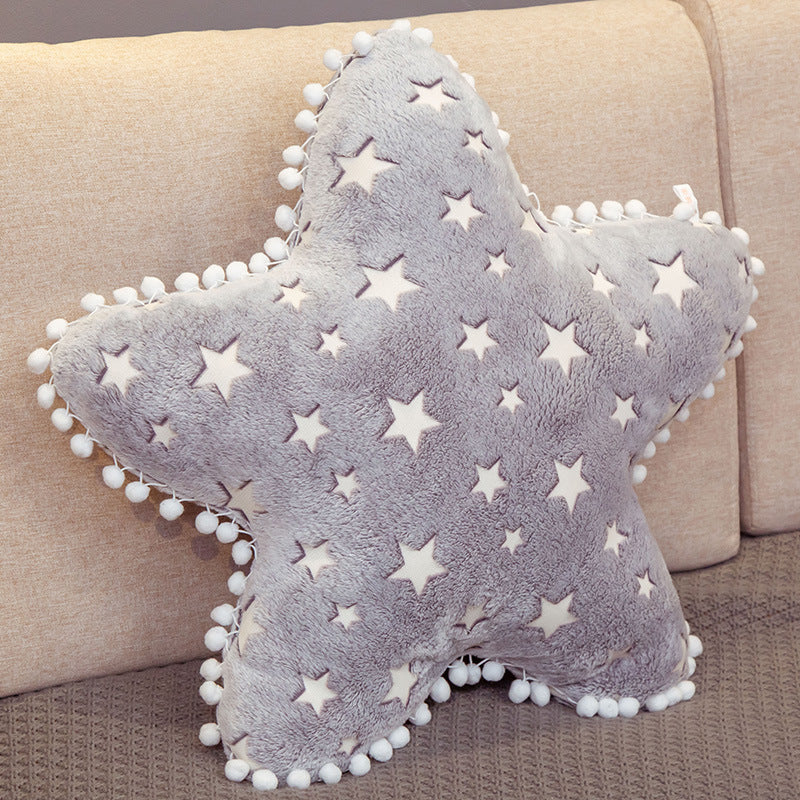 Creative Luminous Stars, Moon And Clouds Pillow, Plush Toys Wholesale