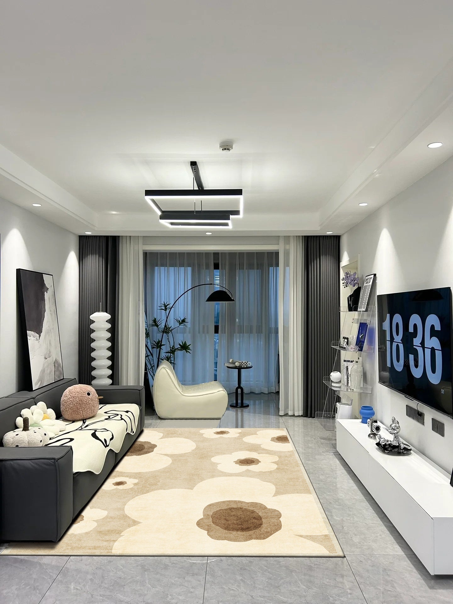 Home Living Room Carpet Bedroom Bedside Cushions
