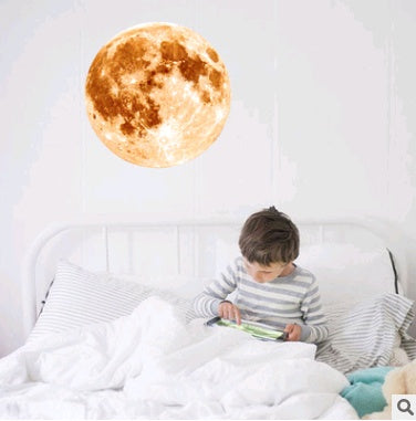 Wall stickers Luminous Moon PVC stickers Light stickers Fluorescent stickers YQ Series Luminous stickers Moon
