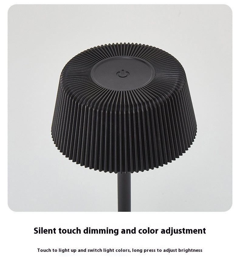 USB Charging Wireless Dining Table Ambient Light – Modern Pleated Design