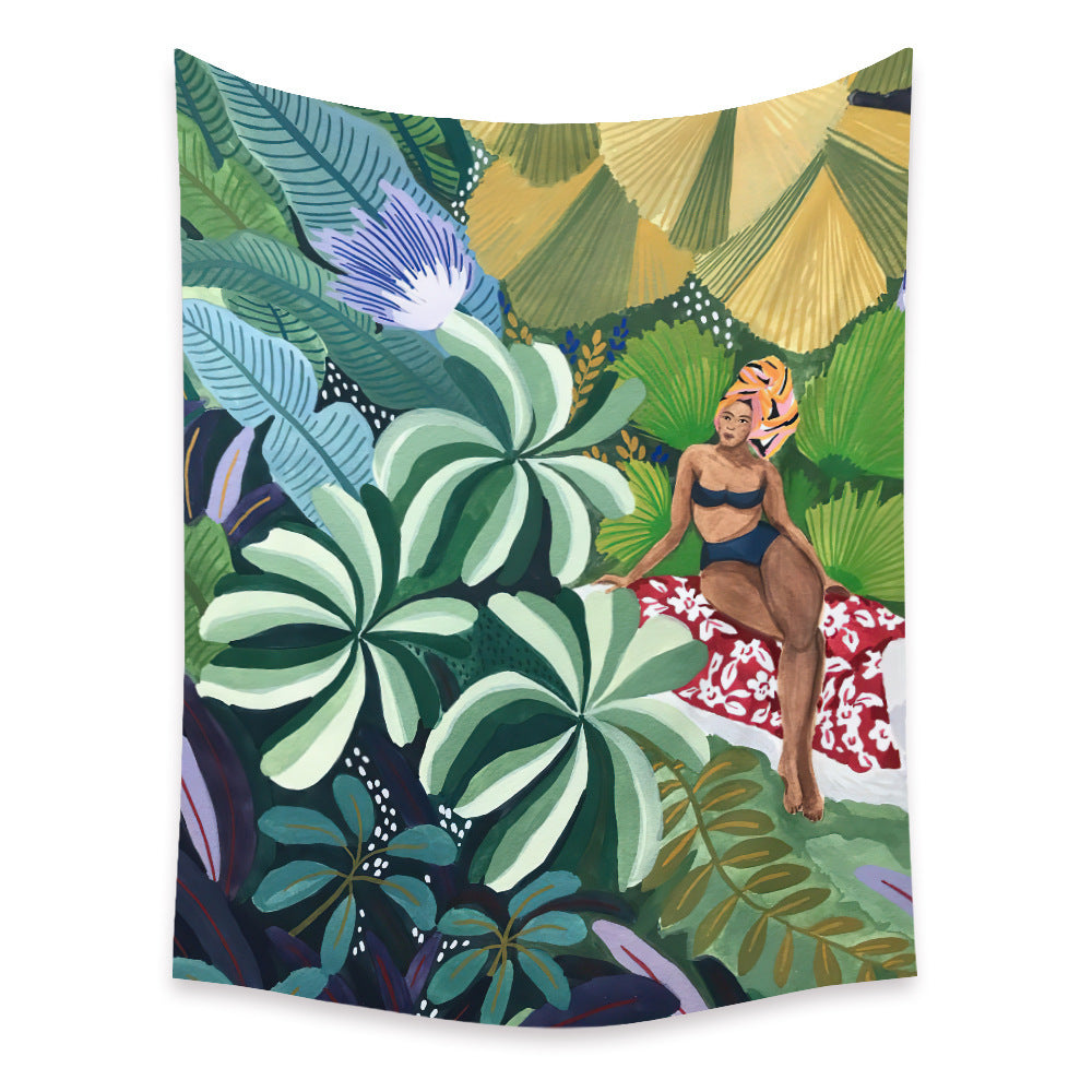 Bedroom Wall Decor Fabric Tapestry – Modern Character Design