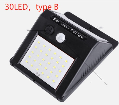 Solar Outdoor Garden Lamp – LED Sensor Light with Motion Detection