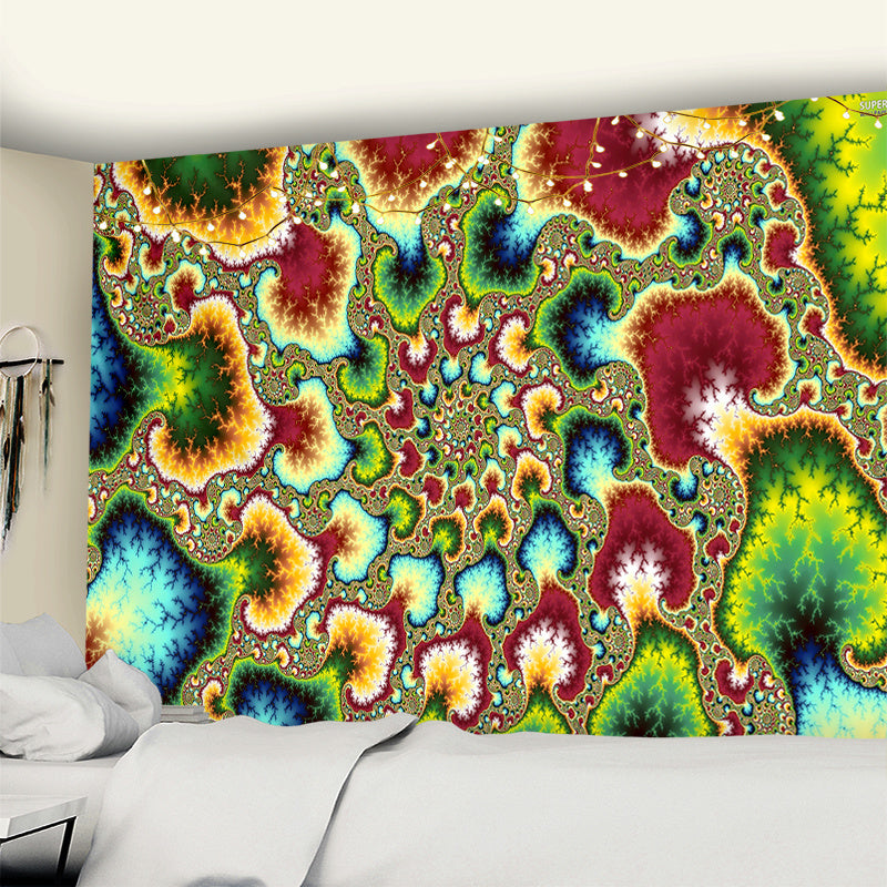 Dream Mushroom Psychedelic Rug – Boho Home Decor Tapestry