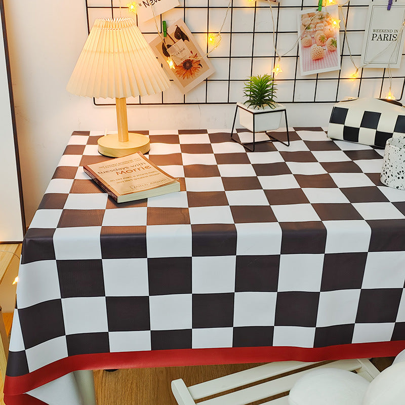 Waterproof And Oil-proof Tablecloth Coffee Table Mats Student Desk Decorative Cloth