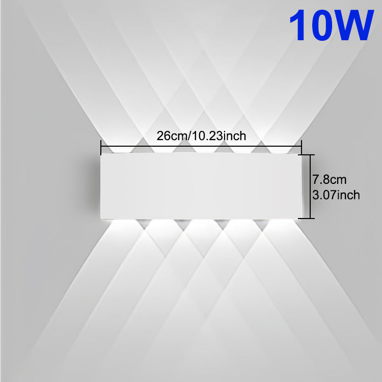 Outdoor LED Telescope Wall Lamp – Waterproof White & Warm Lighting