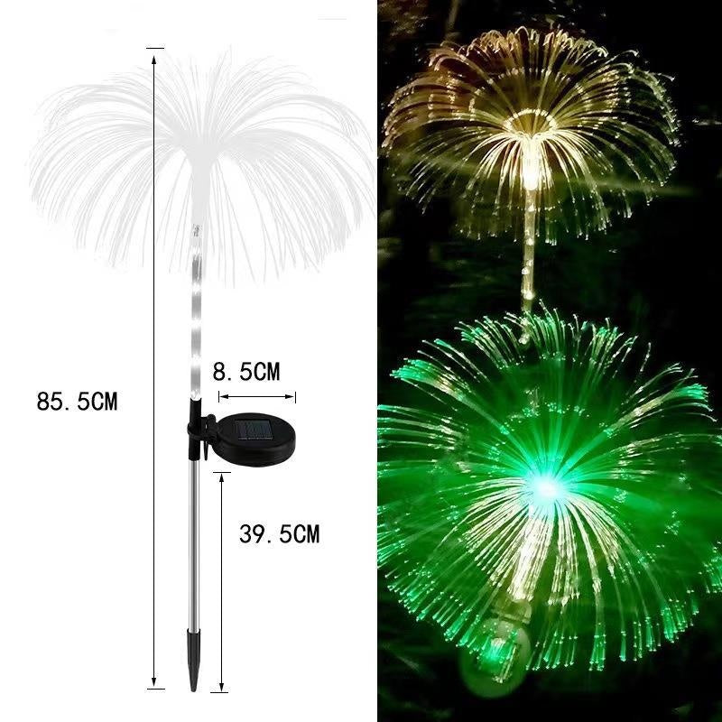 Solar Colorful LED Jellyfish Light for Outdoor Garden Decoration