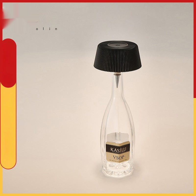 USB Charging Wireless Dining Table Ambient Light – Modern Pleated Design