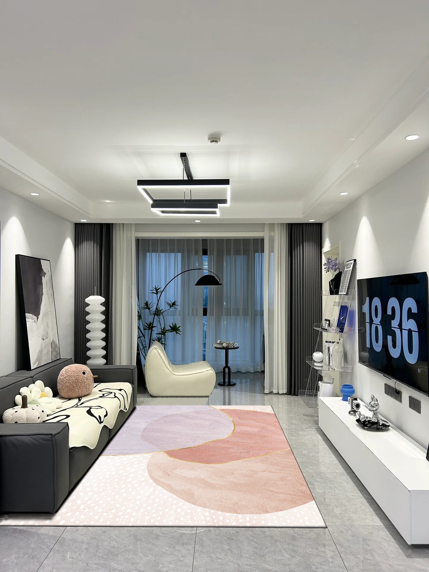 Home Living Room Carpet Bedroom Bedside Cushions