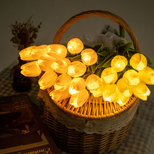 LED Tulip Lighting Chain – Simulation Bouquet 5,10&15 Flowers Bundle