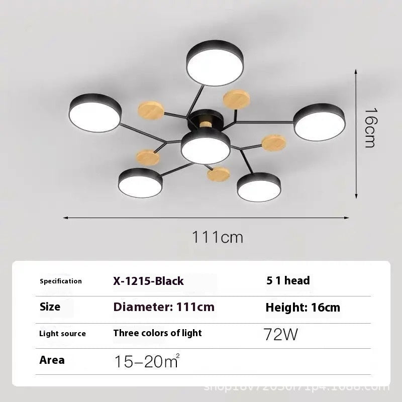 Modern Minimalist LED Ceiling Lamp – Creative Living Room Lighting