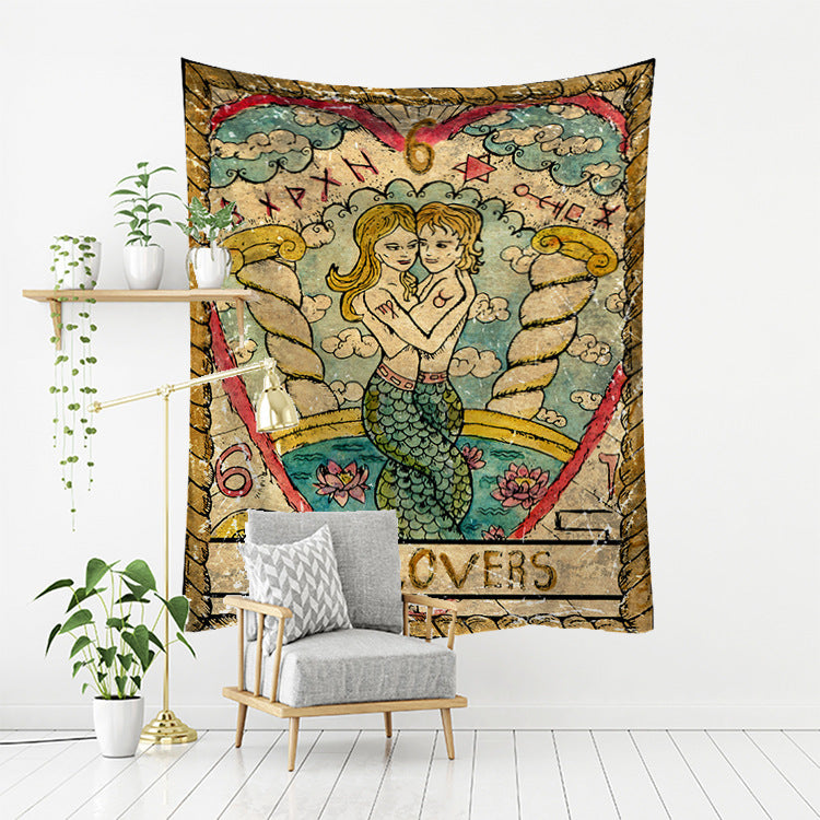 Psychedelic Tarot Series Tapestry – Mystical Home Decor Wall Hanging