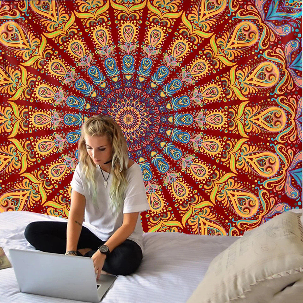 Bohemian Nordic Wall Tapestry – Elegant Decorative Wall Hanging