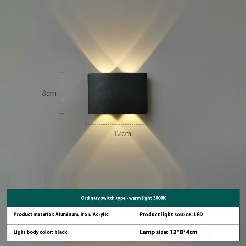 Outdoor Wall Lamp Waterproof Solar – Intelligent Remote Control LED Light