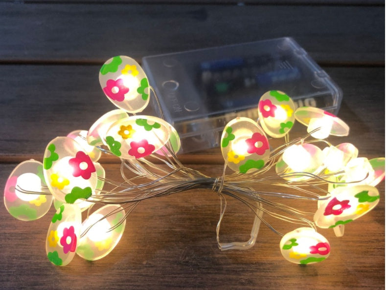 Carrot Bunny Shaped LED Lamp String – Festive Decoration
