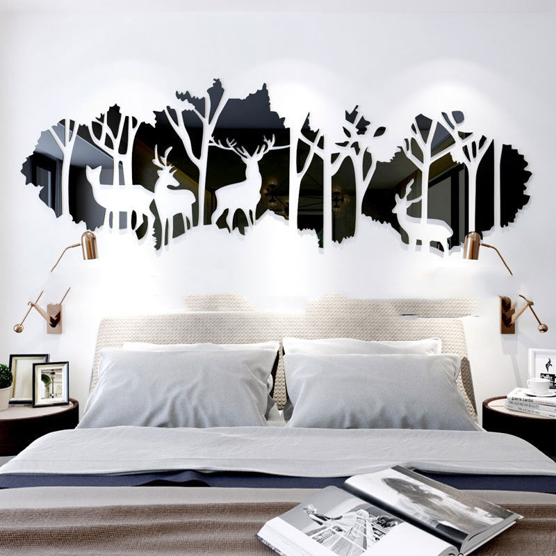 Acrylic 3D Three-dimensional Wall Stickers Self-adhesive