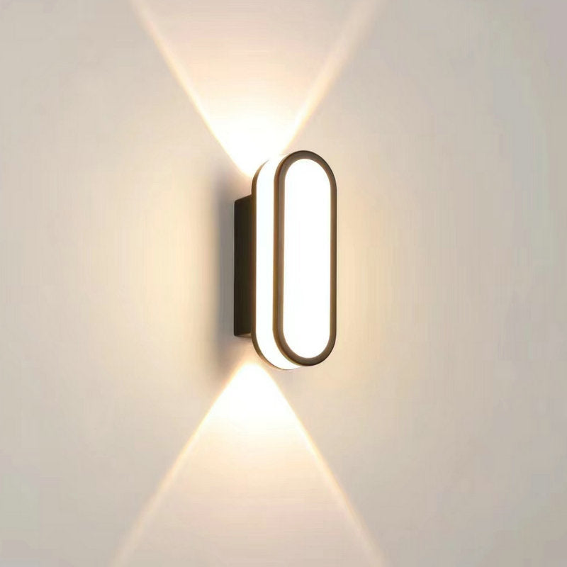 Outdoor Courtyard Wall Lamp – Warm Yellow IP65 Garden Light