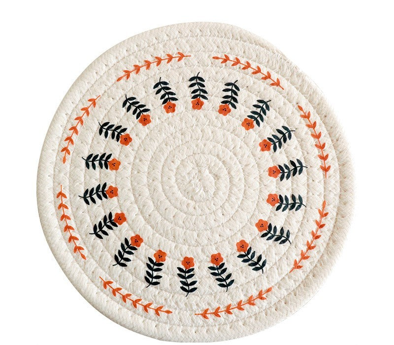 Nordic Cotton Printed Placemat Tray Coaster