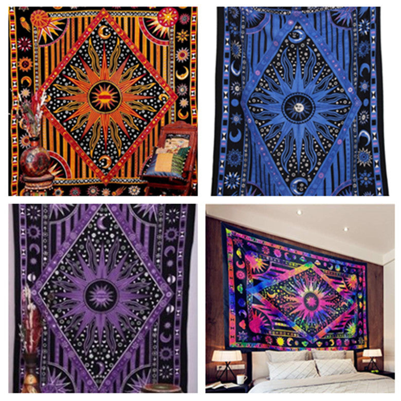 Mandala Tapestry – Boho Headboard Blanket & Wall Hanging Decor