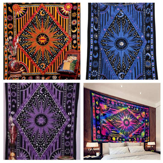 Mandala Tapestry – Boho Headboard Blanket & Wall Hanging Decor