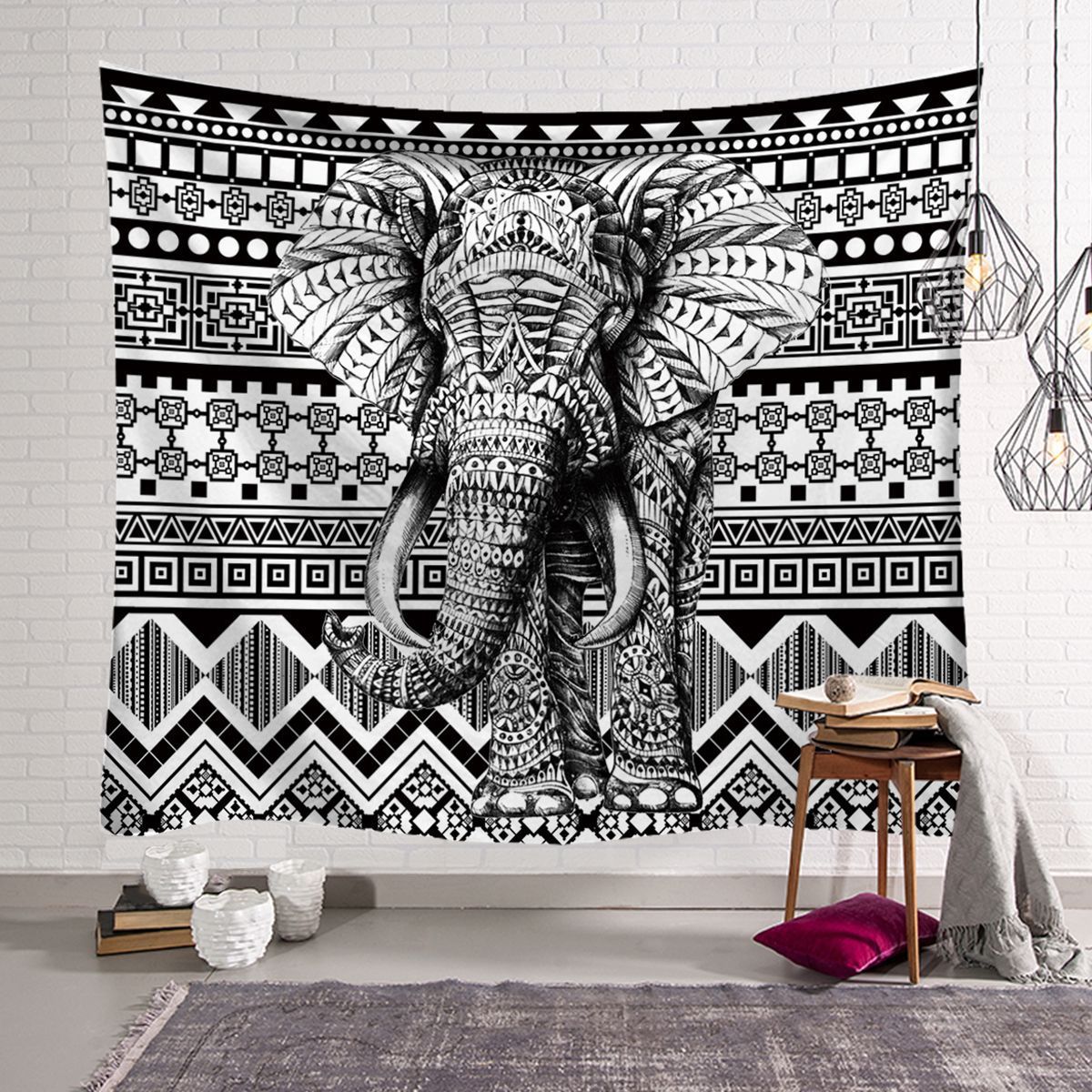 Boho Wall Tapestry – Multiple Colors & Sizes Decorative Hanging