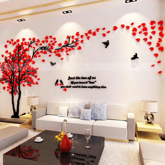 Decorative Acrylic Wall Stickers – Multiple Sizes for Home Décor