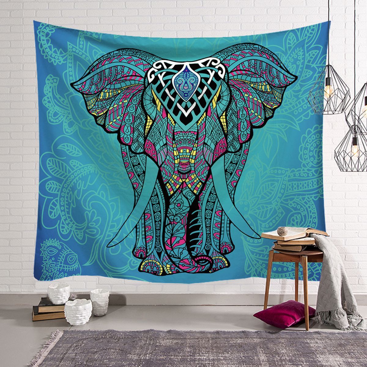 Boho Wall Tapestry – Multiple Colors & Sizes Decorative Hanging