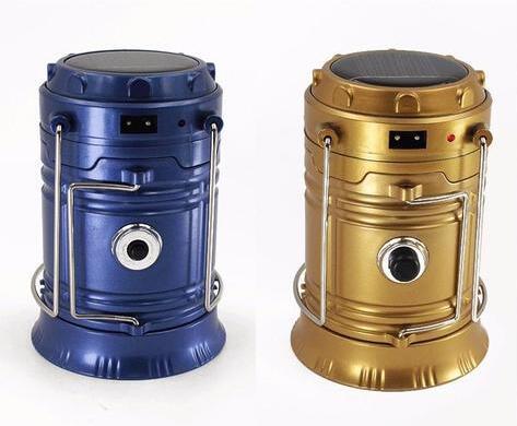 LED Solar Camping Lantern – Collapsible Waterproof USB Rechargeable Light