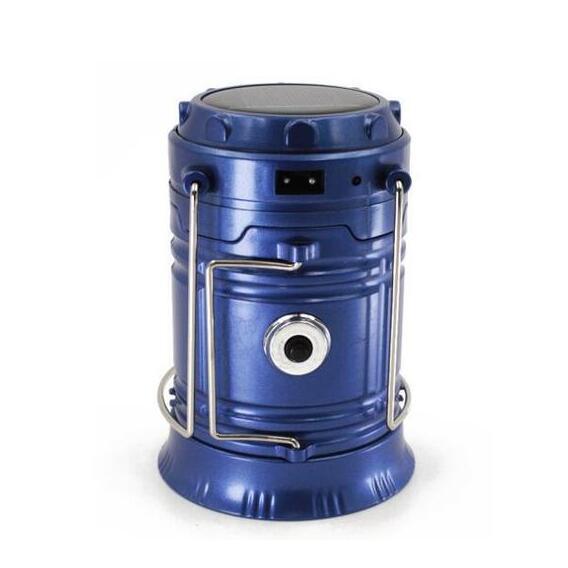 LED Solar Camping Lantern – Collapsible Waterproof USB Rechargeable Light