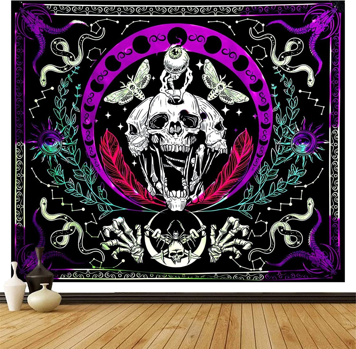 Dorm Wall Decor Tapestry – Geometric Abstract Room Backdrop