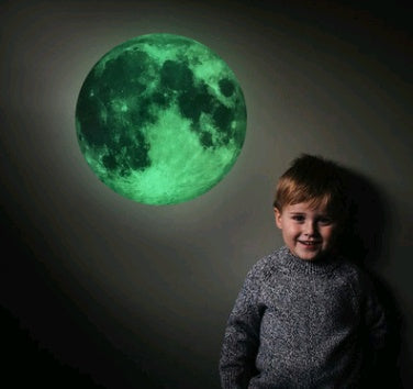 Wall stickers Luminous Moon PVC stickers Light stickers Fluorescent stickers YQ Series Luminous stickers Moon