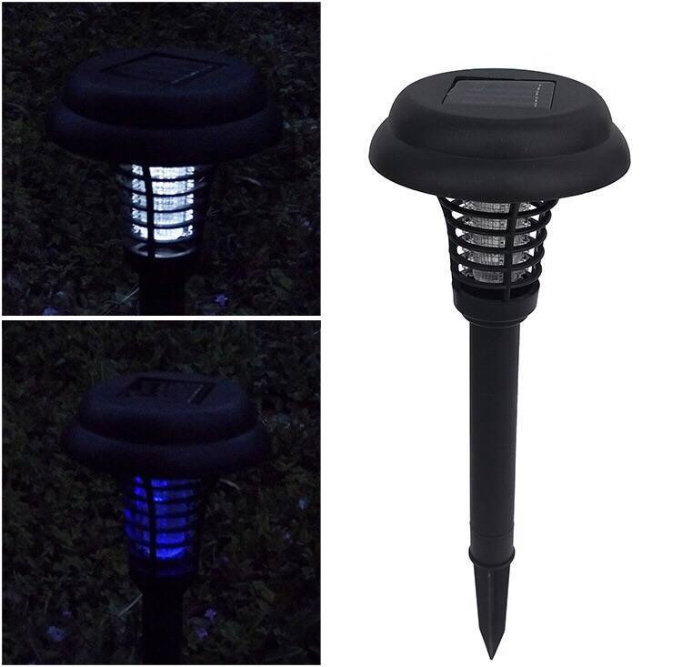 Solar Insect Killing Mosquito Lawn Lamp – UV & White LED Light