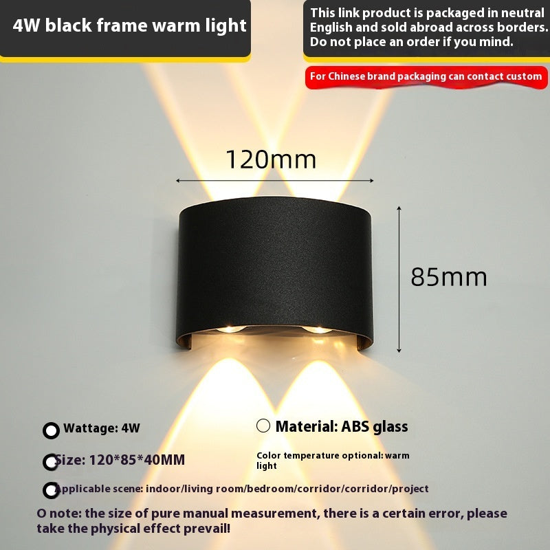 LED Wall Lamp Outdoor – Waterproof IP65 Warm Light for Garden, Villa & Hotel