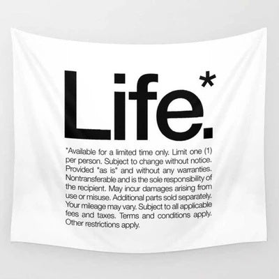 Digital Printed Plush Tapestry Tarpaulin – Versatile Polyester Wall Art