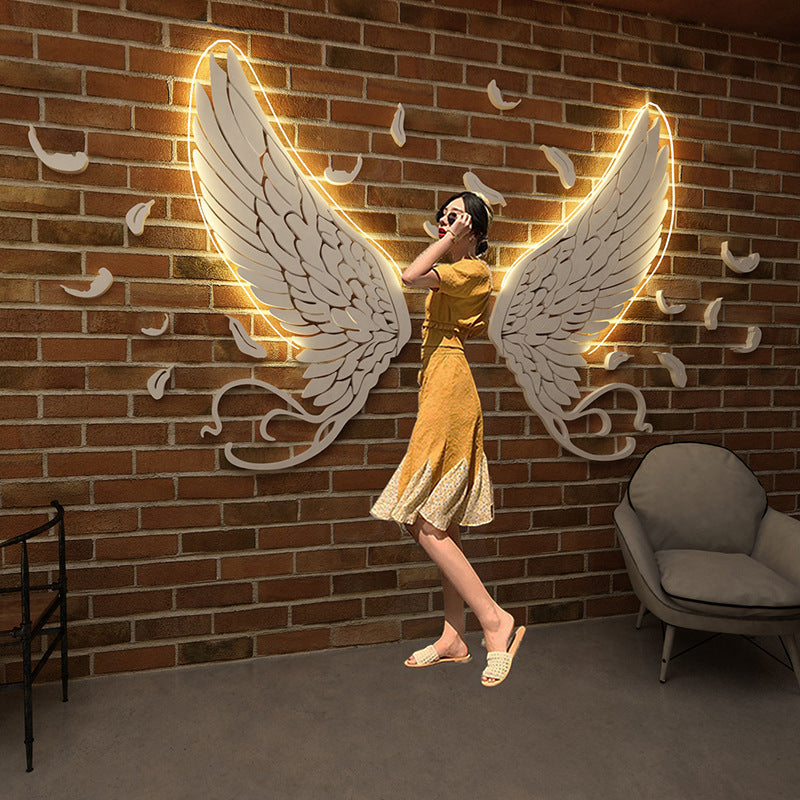 Wings Background Wall Sticker Painting