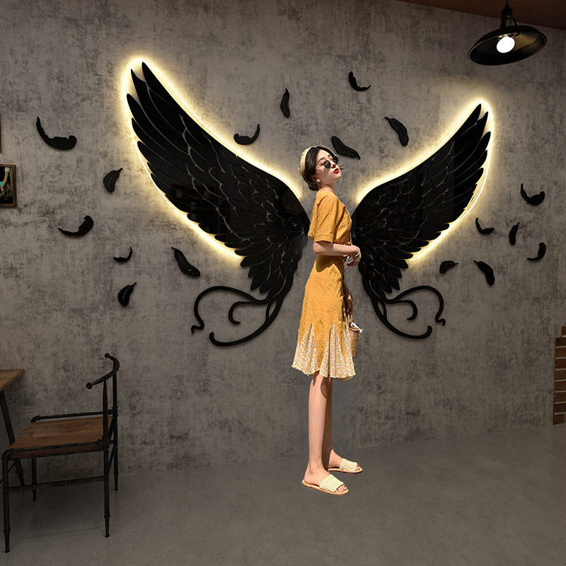 Wings Background Wall Sticker Painting
