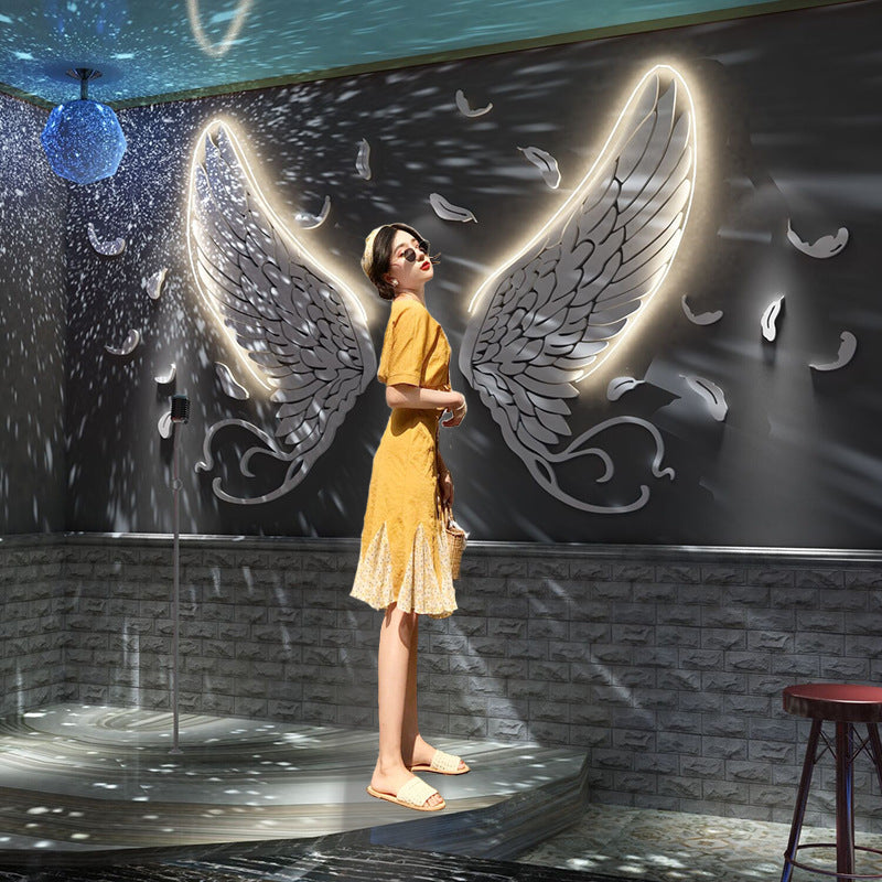Wings Background Wall Sticker Painting