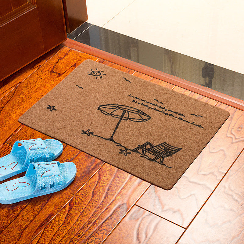 Water-Absorbent Non-Slip Rubbing Floor Mats Entrance Hall Floor Mats
