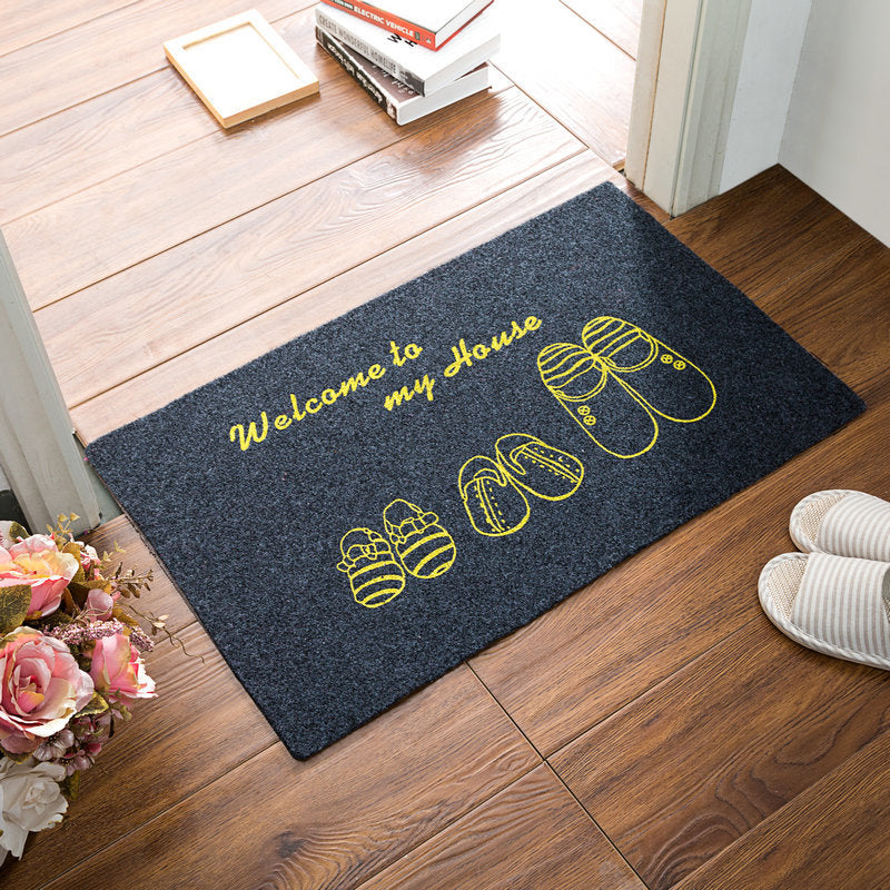 Water-Absorbent Non-Slip Rubbing Floor Mats Entrance Hall Floor Mats