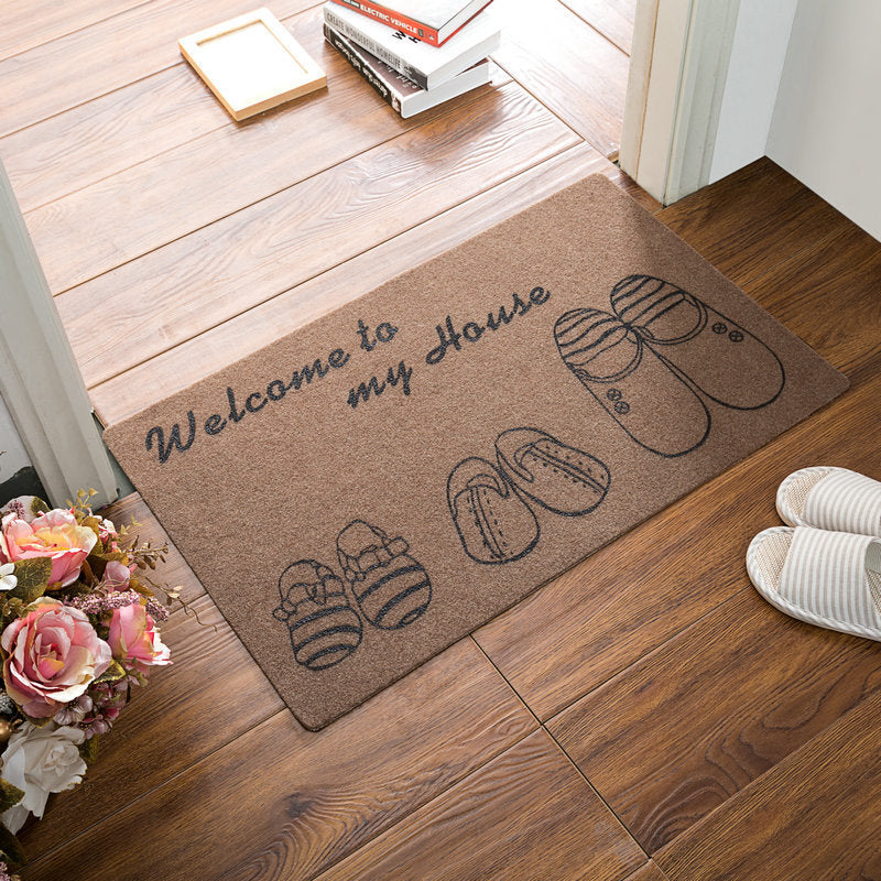 Water-Absorbent Non-Slip Rubbing Floor Mats Entrance Hall Floor Mats
