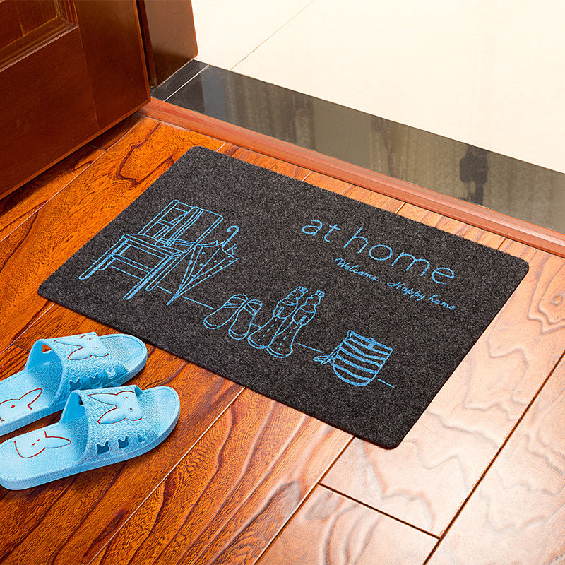 Water-Absorbent Non-Slip Rubbing Floor Mats Entrance Hall Floor Mats