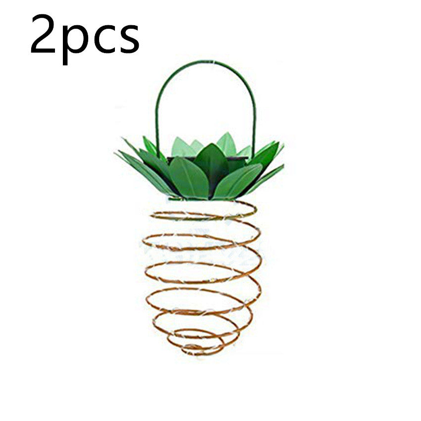 Pineapple Solar Fairy Lights – Waterproof & Warm Glow