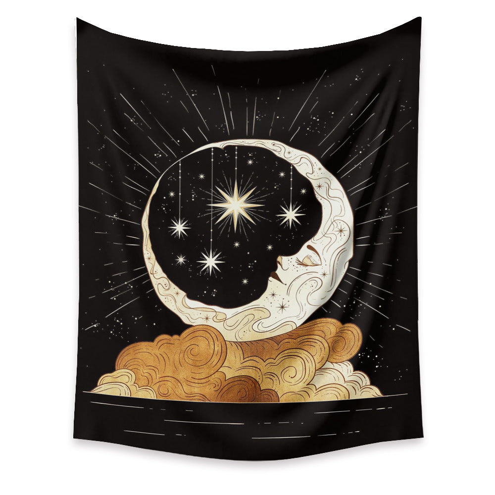 Moon Phase Wall Tapestry – Nordic Style Home Decor Hanging Cloth