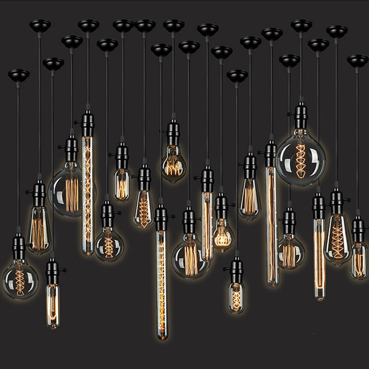 Retro Bar & Window Decoration Light Bulb – Vintage Glass E27, Multiple Designs