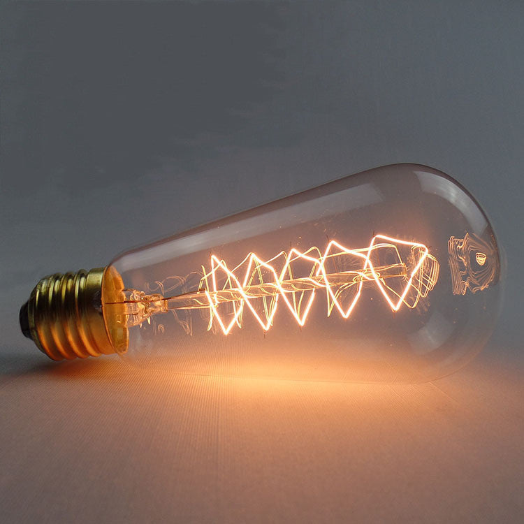 Retro Bar & Window Decoration Light Bulb – Vintage Glass E27, Multiple Designs